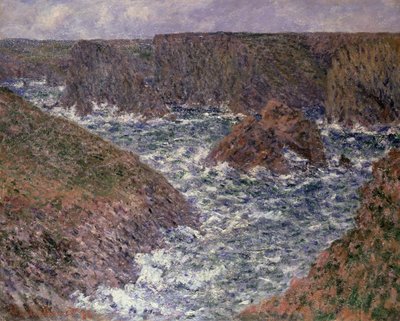 Port Domois auf Belle Ile, 1886 von Claude Monet